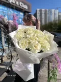 "Букет из 11 белых роз " – Фото 2