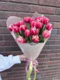 "Букет из пионовидного тюльпана сорта «Коламбус»" – Фото 0