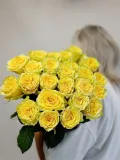 "Жёлтая роза 25 штук " – Фото 0