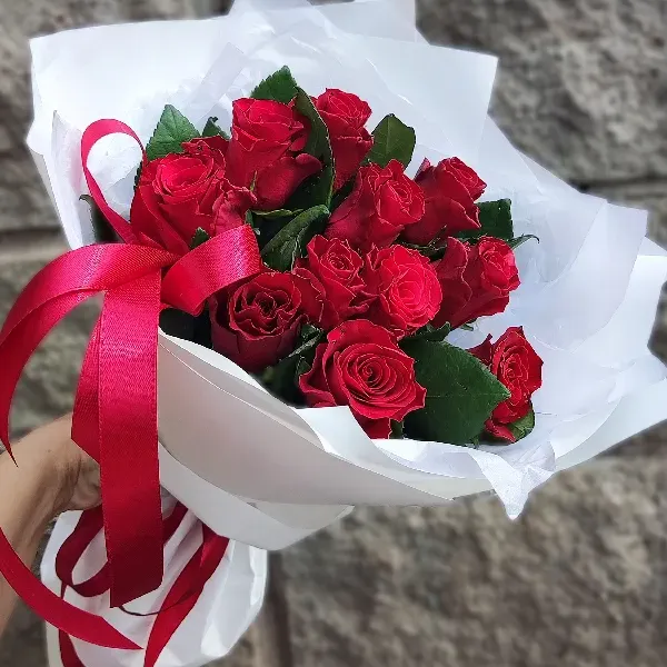 Букет из 11 кенийских роз