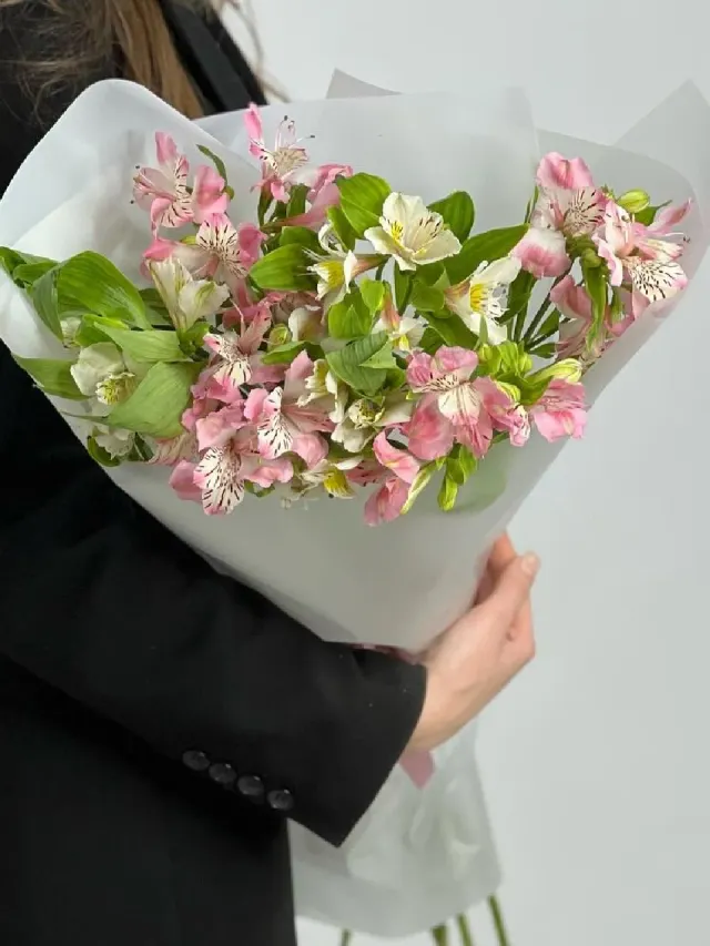 "Букет альстромерия «Радужная»" – Фото 2