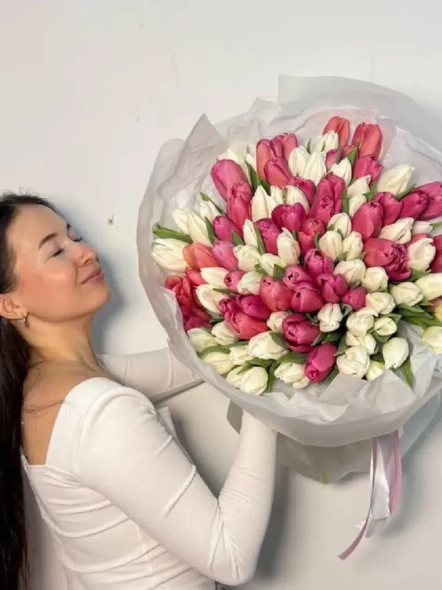 " WOW букет 101 тюльпан для любимой на 8 марта" – Фото 5