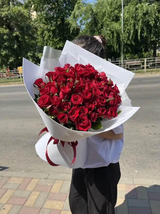 "Букет из 51 красной розы" – Фото 2