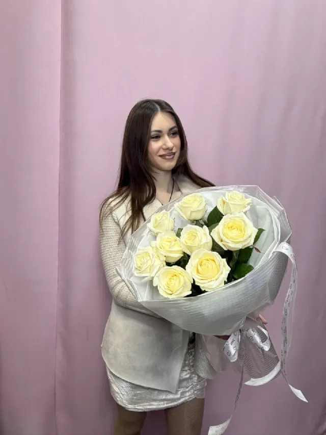 "Букет из белых роз" – Фото 2