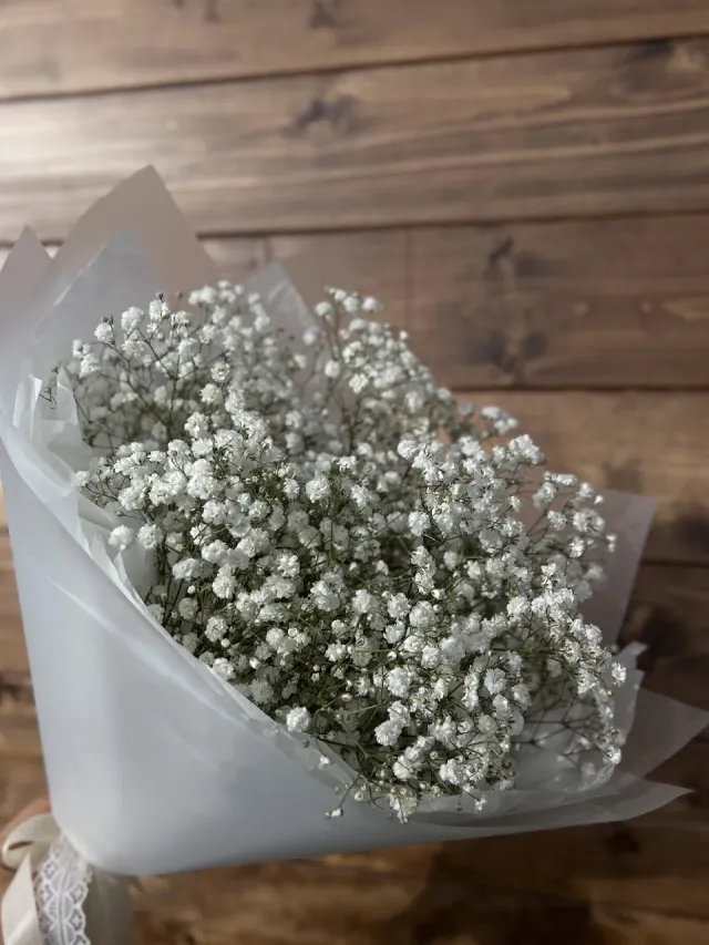 "Букет гипсофила белая" – Фото 3