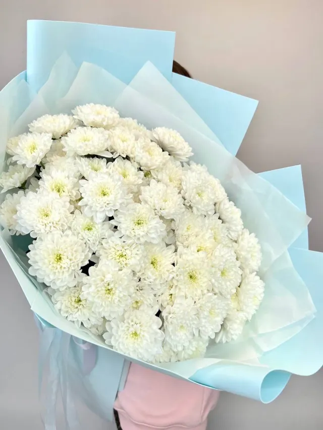 "Букет-гигант из 15 хризантем" – Фото 6