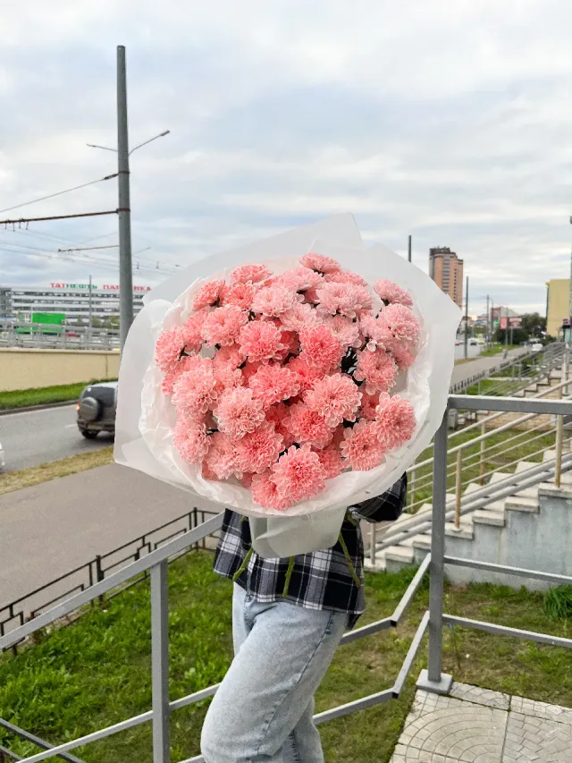 "9 розовых хризантем " – Фото 1