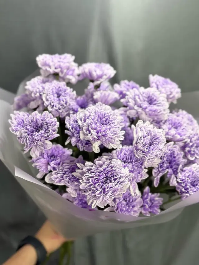 "Букет хризантем 💜" – Фото 3