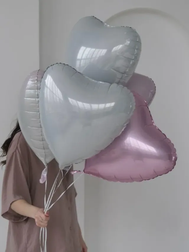 "Связка шаров Pink-silver" – Фото 2