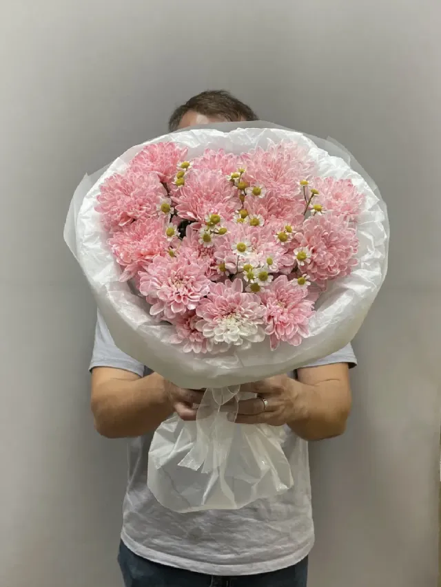"«Розовая симфония» 🌸 размер букета S" – Фото 4