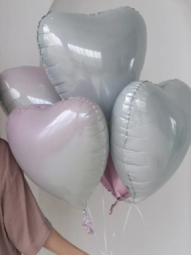 "Связка шаров Pink-silver" – Фото 3